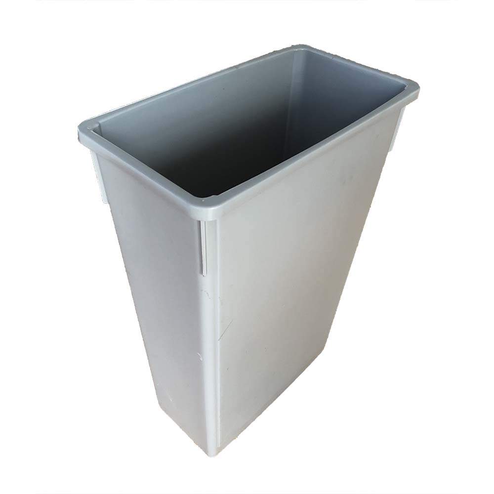 Thin Slim Trash Can With Handle, 23 Gallon, Gray ||Toolots