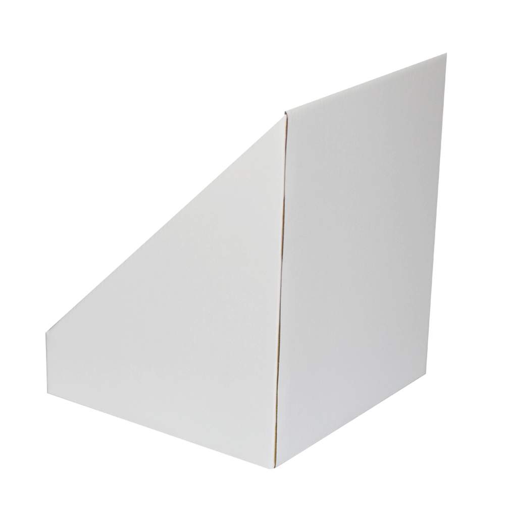 10 Pieces Cardboard Display Stands White 8 x 8 x 10" One Parcel 