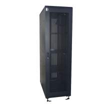 42U 23.6" x 39.4" Data Network Cabinet Enclosure With Shelves And Fans