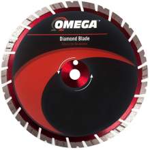 Omega 12" Masonry Saw Blade 15mm Tall Segments (Premium Grade)
