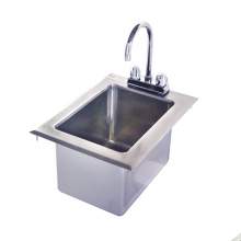 16-Ga SS304 One Compartment Drop-In Sink 10" x 14" x 10" Bowl