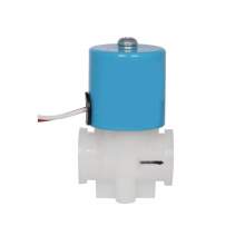 110VAC Plastic Direct Acting Solenoid Valve, Normally Closed, 1/4" NPT Pipe Size