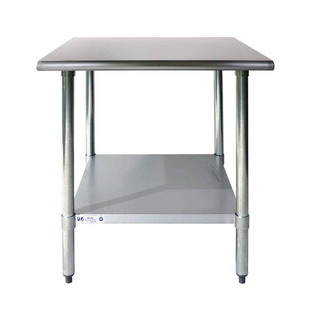 thumbnail image 2 of Steelton 30x36 Stainless Steel Equipment Stand With Undershelf – 18-Gauge, 595lb Capacity 2 of 6