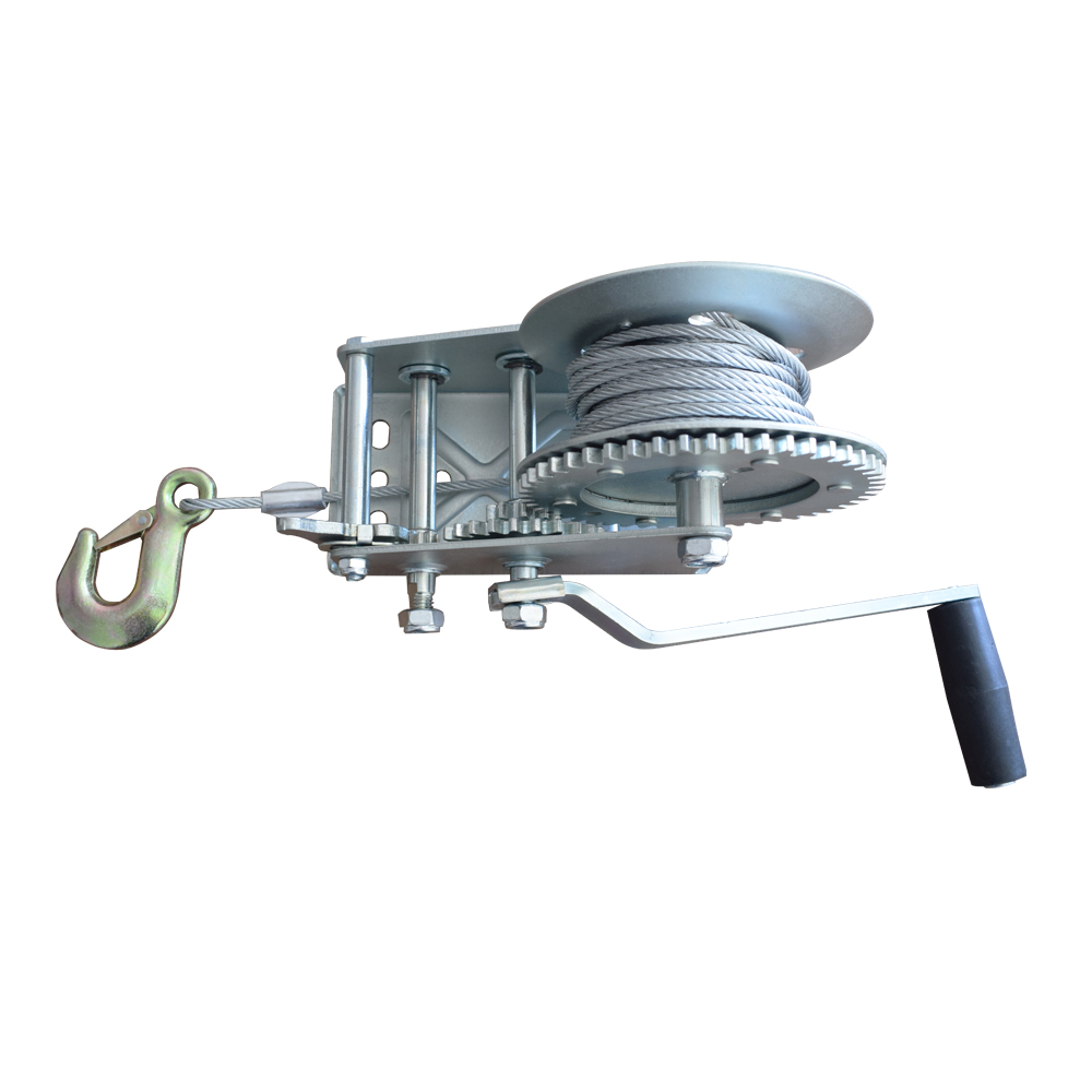 Pulling Hand Winch for Wire Rope 2500 lbs Capacity