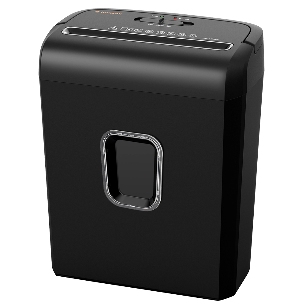 Bolton Tools 6-Sheet Micro-Cut Paper and Credit Card Shredder P4