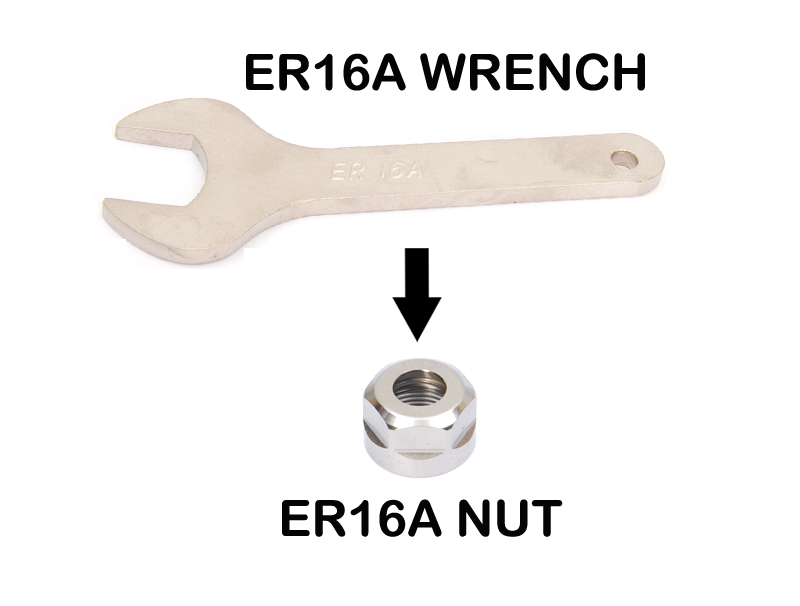 ER16A Wrench CNC Spanner Clamping Nut Wrench Durable 100% Brand New for Handworking 