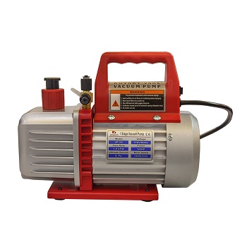 AC Refrigeration Kit A/C Manifold Gauge Air Vacuum Pump HVAC Combo 1.8CFM ¼ HP