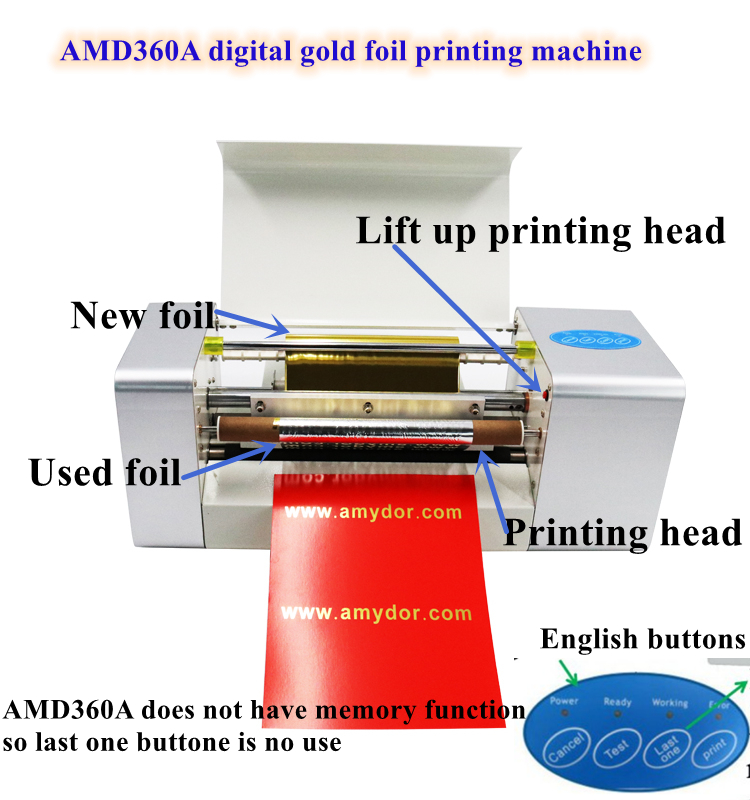1000-ft Roll of 2" wide Foil for Hot-Stamp Printing choose your color 